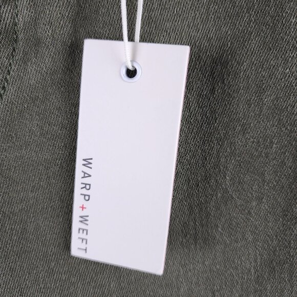 Warp + Weft Jeans Mens 28x30 Green Ams Amsterdam Slim Denim NWT - Picture 8 of 13